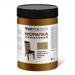 морилка акриловая TURYDESIGN орех (шоколадный) 580мл, арт.T1-00014913 - фото в каталоге Максидом