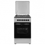 плита комбинированная KRAFT KF-FSK5302EW 85,5х50х55см белый (электрическая духовка) - фото в каталоге Максидом
