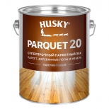 лак уретано-алкидный паркетный HUSKY PARQUET 20 2,7л полуматовый, арт.30154 - фото в каталоге Максидом