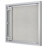 люк ревизионный под плитку D CERAMO Optimum 600х600мм алюминий - фото в каталоге Максидом