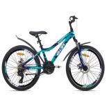 велосипед подростковый AIST Rocky Junior колесо 24" синий - фото в каталоге Максидом
