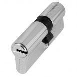 цилиндр ключевой Punto Lock z400 70мм 35х35 хром - фото в каталоге Максидом