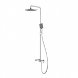 система душевая IDDIS SpaHome 260х260х65мм смеситель для ванны/душа с термостатом  хром глянцевый - фото в каталоге Максидом