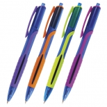 ручка шариковая масляная BRAUBERG Phantom color 0,35мм синий - фото в каталоге Максидом