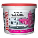 краска в/д ОРЕОЛ ДИСКОНТ фасадная атмосферостойкая белая 6,5 кг, арт.5440 - фото в каталоге Максидом