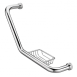 поручень для ванной комнаты WasserKRAFT K-1077Right изогнутый с мыльницей 48,5 см металл хром поручень для ванной комнаты WasserKRAFT K-1077Right изогнутый с мыльницей 48,5 см металл хром - фото в каталоге Максидом