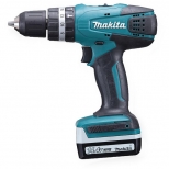 аккумуляторная ударная дрель-шуруповерт Makita HP347DWE аккумуляторная ударная дрель-шуруповерт Makita HP347DWE - фото в каталоге Максидом