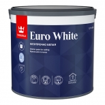 краска акриловая TIKKURILA Euro White для потолка 2,7л белая, арт.700009609 - фото в каталоге Максидом