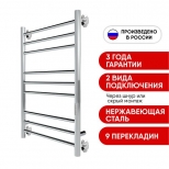 полотенцесушитель электрический INDIGO Line Trinity 800х500мм 120Вт таймер хром - фото в каталоге Максидом