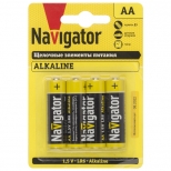 батарейка NAVIGATOR АА алкалиновая 4 шт батарейка NAVIGATOR АА алкалиновая 4 шт - фото в каталоге Максидом