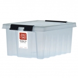 ящик ROXBOX 16л 40х30х17см с клипсами, крышкой прозрачный ящик ROXBOX 16л 40х30х17см с клипсами, крышкой прозрачный - фото в каталоге Максидом