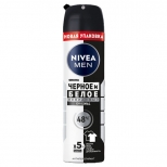 дезодорат NIVEA Men Невидимый защита для черного и белого аэрозоль 150мл мужской - фото в каталоге Максидом