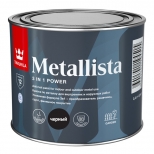 краска алкидная TIKKURILA Metallista по ржавчине 0,4л черная, арт.700011741 - фото в каталоге Максидом