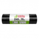 мешки для мусора MITRA Professional 240л 10шт 112х140см 30мкм черные - фото в каталоге Максидом