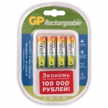 зарядное устройство + аккумуляторы GP + 4 AA(2700мАхч) - фото в каталоге Максидом