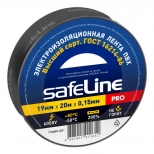 изолента SAFELINE 19ммХ20м черный - фото в каталоге Максидом