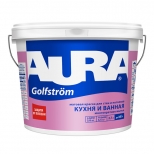 краска в/д AURA GOLFSTROM база А для стен и потолков особопрочная 2,7л белая, арт.4607003914646 краска в/д AURA GOLFSTROM база А для стен и потолков особопрочная 2,7л белая, арт.4607003914646 - фото в каталоге Максидом