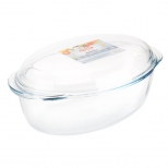 утятница PYREX Essentials 4л 33х20х9см с крышкой жаропрочное стекло - фото в каталоге Максидом