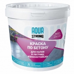 краска в/д AQUASTRONG по бетону 2,2 кг коричневый , арт. 4607130866597 - фото в каталоге Максидом