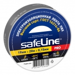 изолента SAFELINE 19ммХ20м серый - фото в каталоге Максидом