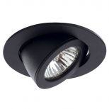 светильник встраиваемый ART LAMP Accento 1х50Вт GU10 металл черный - фото в каталоге Максидом