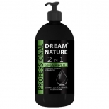 шампунь DREAM NATURE Professional 2в1 c маслом арганы и миндаля 1л - фото в каталоге Максидом