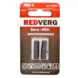бита REDVERG HEX 6x25мм магнитная 2шт - фото в каталоге Максидом