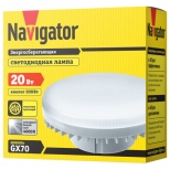лампа светодиодная NAVIGATOR 20Вт GX70 1600Лм 4000K таблетка - фото в каталоге Максидом