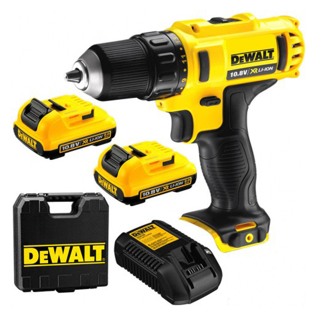 дрель-шуруповерт DEWALT DCD710D2-KS 12В XR Li-Ion 2Ач 2АКБ