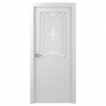 полотно дверное BELWOODDOORS Элина белое стекло 200х80см эмаль - фото в каталоге Максидом